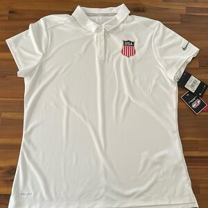 USA hockey logo, Nike golf shirt